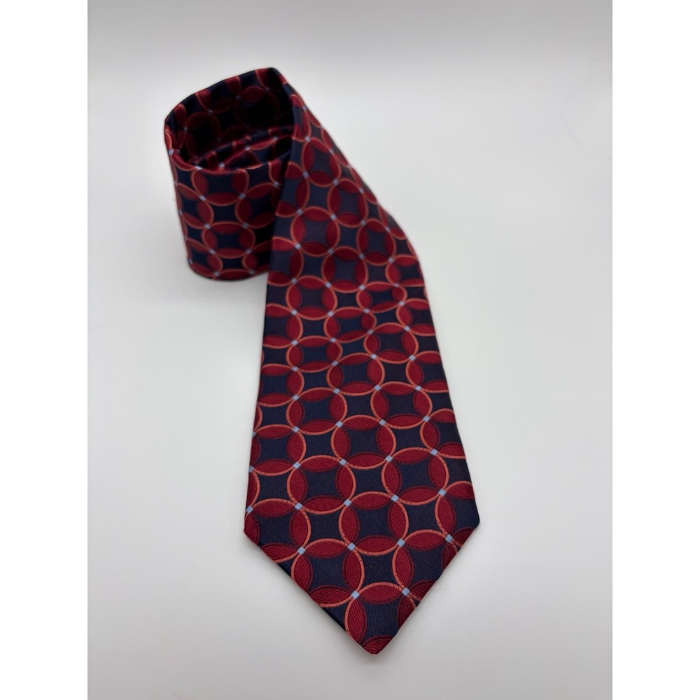 Daniel Cremieux, Signature Collection, 100%Silk, Geometric Circle, Made USA
